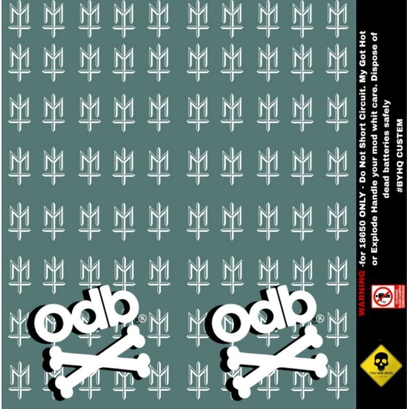 

*PromoTerjangkau* Stiker Batrey Sturdy Odb 18650 Garskin Wrap Premium / X Casing Case COD