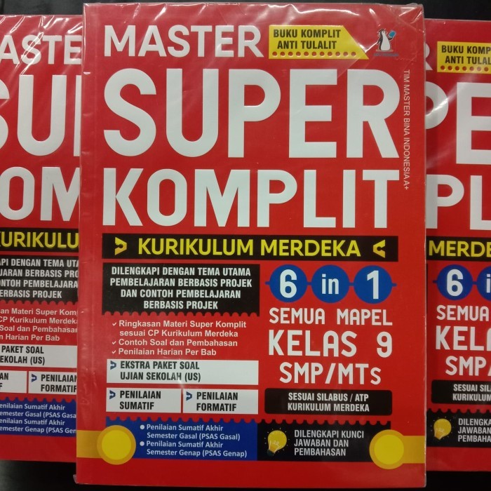 Buku Kumpulan Soal Ujian Sekolah Kelas 9 SMP US Berdasar Kemendikbud