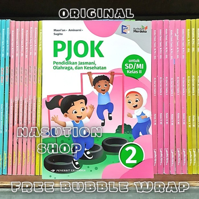 

Buku PJOK Untuk Kelas 2 SD/MI Erlangga Kurikulum Merdeka - Penjasorkes