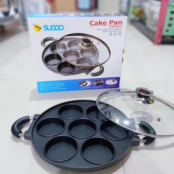 CETAKAN MARTABAK/TERBUL MINI (SUGGO CAKE PAN 7 LUBANG)