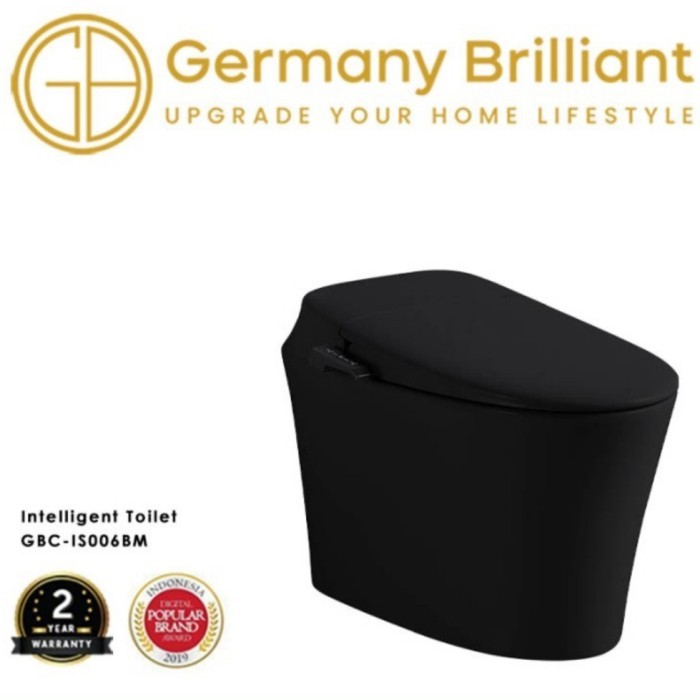 KLOSET DUDUK HITAM INTELEGENT ORIGINAL GERMANY BRILLIANT GBCIS006-BM