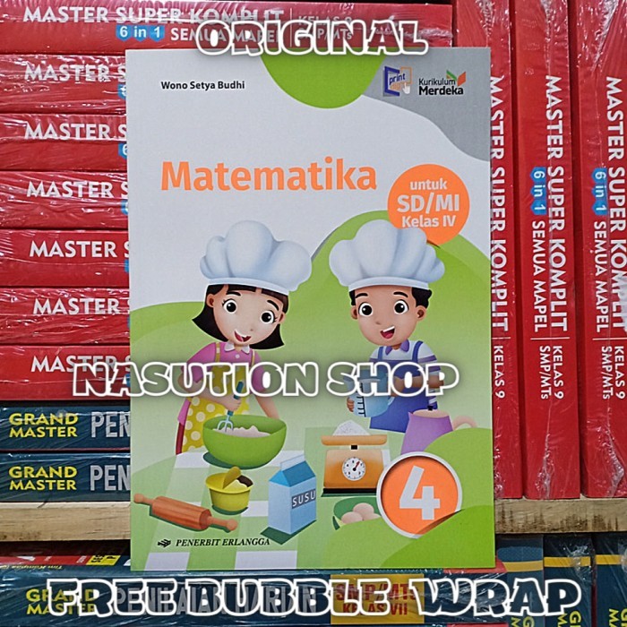 

Buku Matematika Kelas 4 / IV SD/MI Erlangga Kurikulum Merdeka Original