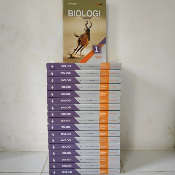 

Buku biologi untuk SMA kelas 1 X 10 erlangga edisi revisi 2013