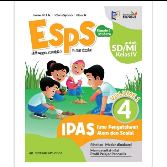 

BUKU SOAL LATIHAN ESPS IPAS KELAS 4 SD/MI KURIKULUM MERDEKA ERLANGGA
