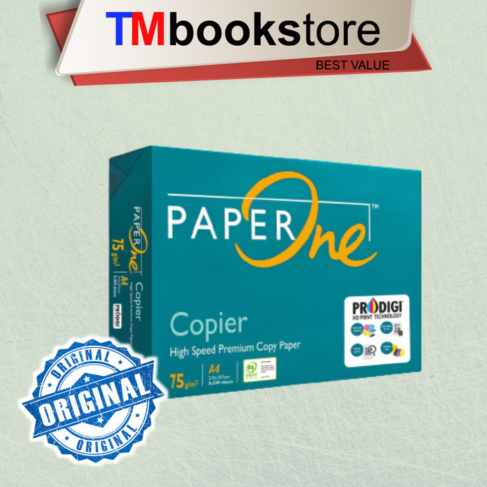 

KERTAS A4 75GR PAPER ONE