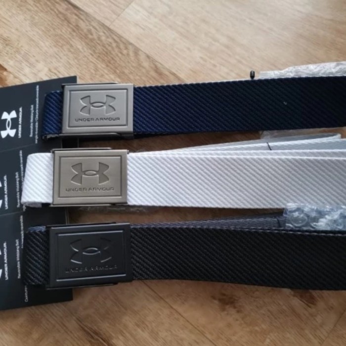 PROMO Under Armour UA Golf Reversible Webbing Belt Ikat Pinggang Original