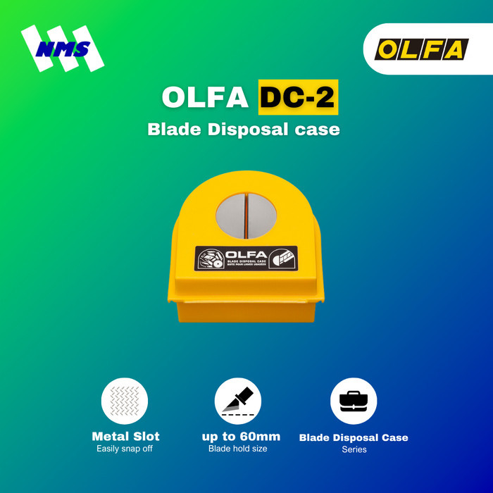 

TERLARIS! Tempat Sampah Cutter OLFA DC-2 Blade Disposal Case Original
