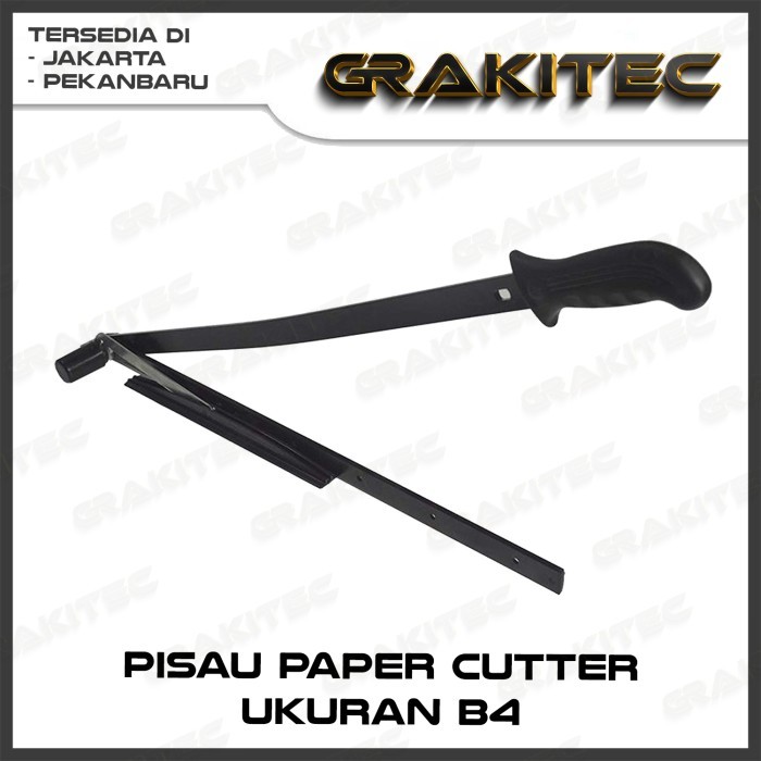 

TERBARU! Paper Cutter F4 / B4 Alat Potong Kertas Grakitec