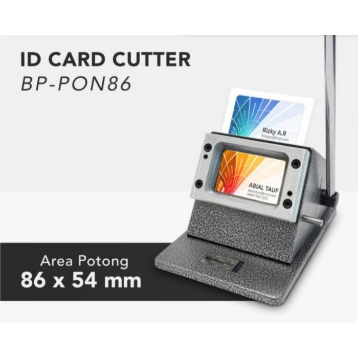 PROMO Alat Pemotong PVC ID Card Blueprint / PVC Card Cutter / ID Card Cutter