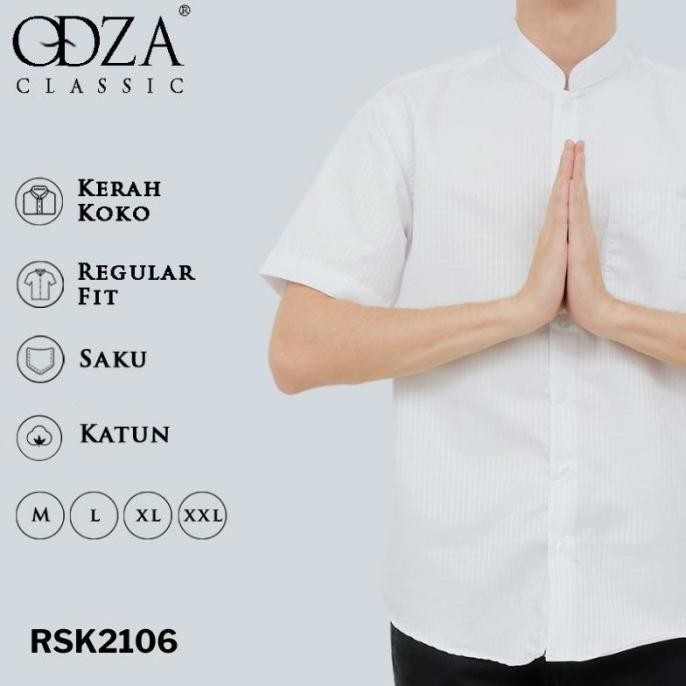 BAJU KOKO PAKIAN MUSLIM PRIA KEMEJA KOKO MERK BAJU KOKO PUTIH PENDEK Terlaris