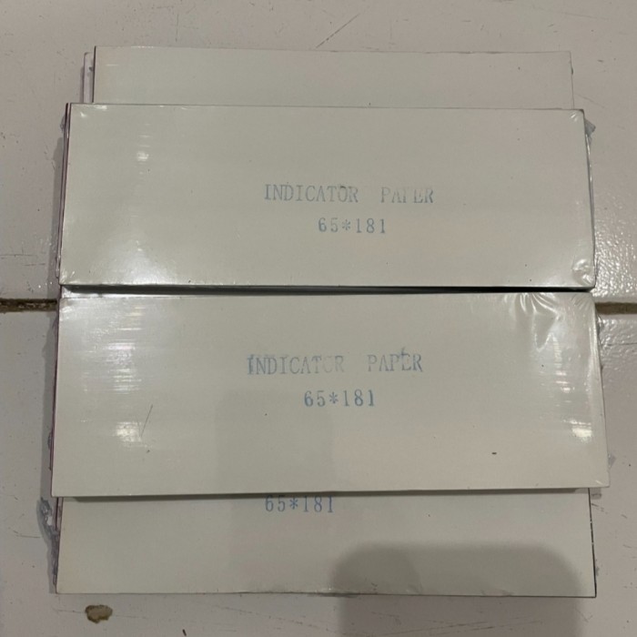 

Indicator paper M2 metalic white 65x181mm impa 652654