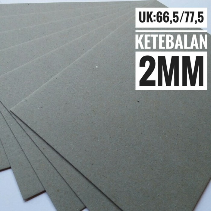 

MariOrderr- 1 Pack Karton Board No 30 Ukuran Plano 65 cm X 75 cm ( 30 Lembar )