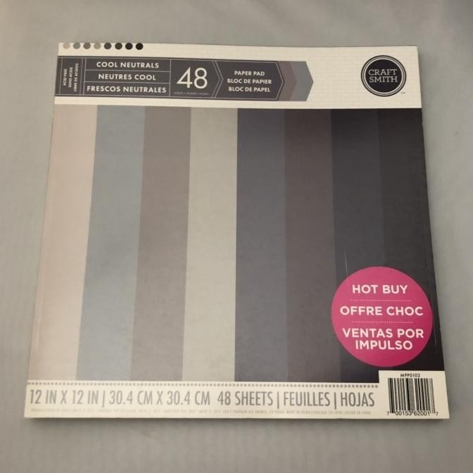 

New Cardstock 12X12 Cool Neutrals 48 Sheets Stock