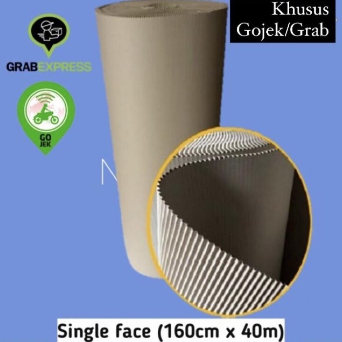 

Terbaik Karton Lembar / Single Face 160cm x 40Meter (Roll @20kg)