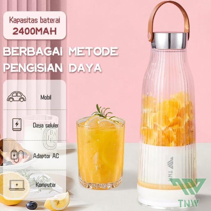 TNW Juice Blender Portable 6 Pisau Mini Juicer Botol Blender Murah Terlaris