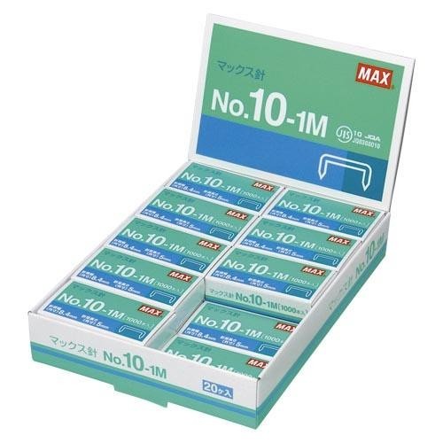 

NEW Stapler Stapler + Staples + Staple No.10M Staple Pins Bullets 20 Small Boxes Per Big