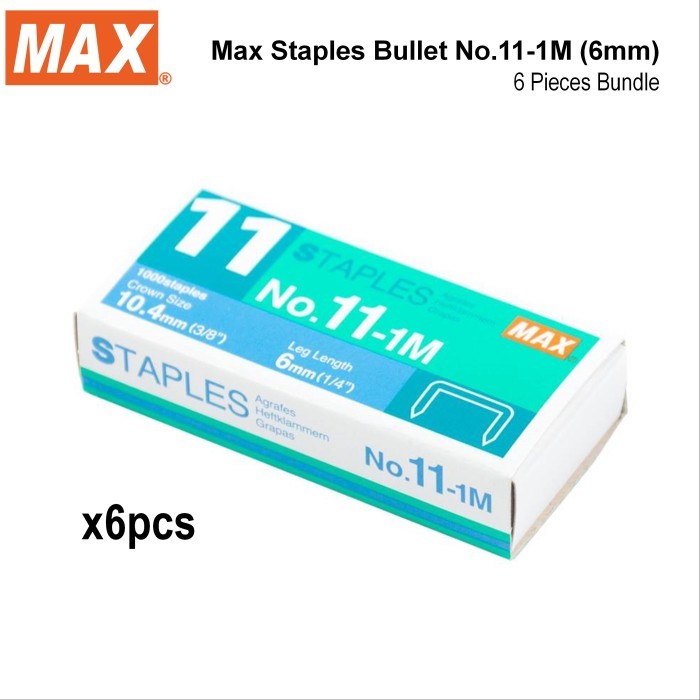 

DISCOUNT Staples Bullet No.111M 6mm Bundle Of 6pcs