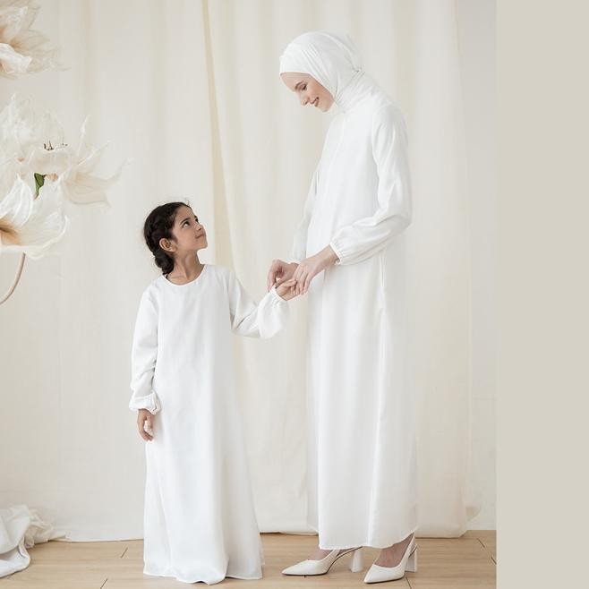 Sada Kids by Aska Label - Gamis anak wanita basic polos Terlaris