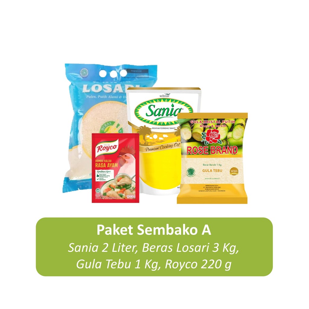 

Paket Sembako A 1 pack