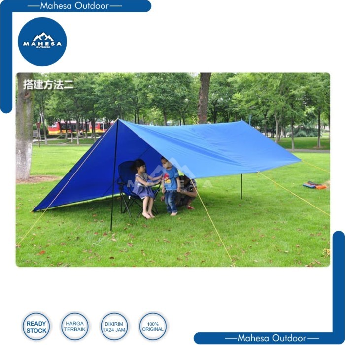 Tiang Flysheet Alumunium Tarptent Awning Tenda Mobil Camping Campervan