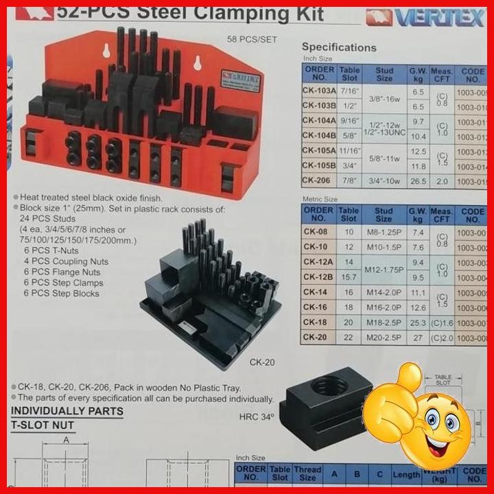 

[VRX] VERTEX CLAMPING KIT CK-18