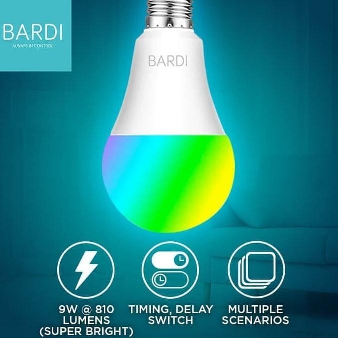 Lampu LED 9 Watt ( BARDI SMART BULB ) Bohlam Pintar