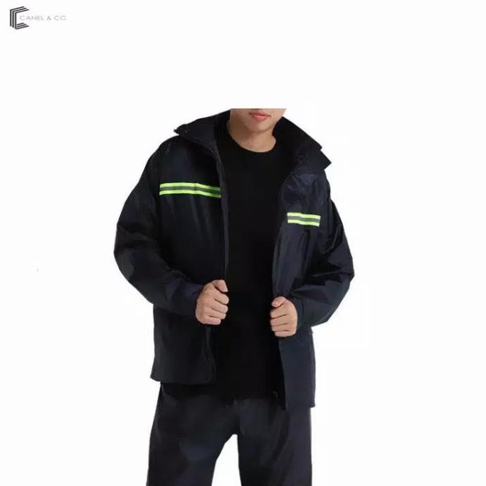 CANEL&CO Tebal Campuran PVC dan nilon tebal jas hujan keselamatan Terlaris