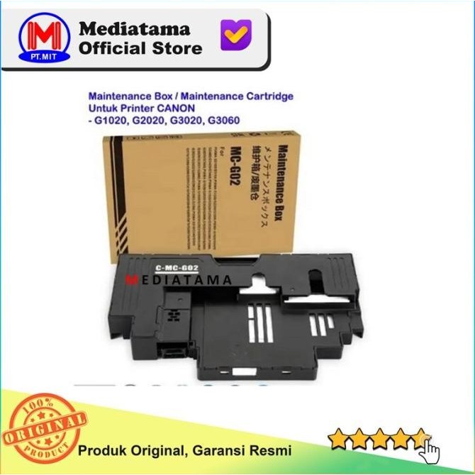 Cartridge Maintenance Box Mantenance MC-G02 Canon G1020 G2020 G3020