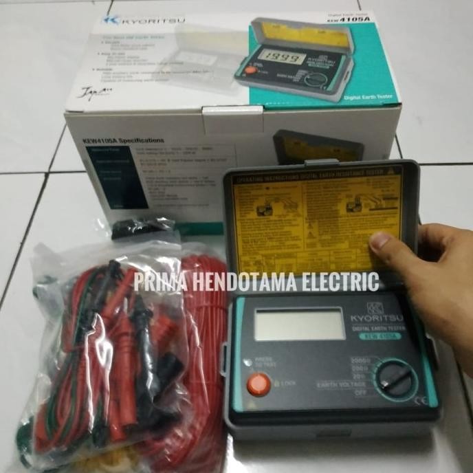 Digital Earth Tester KEW 4105A Kyoritsu | Earth Tester Kyoritsu 4105A