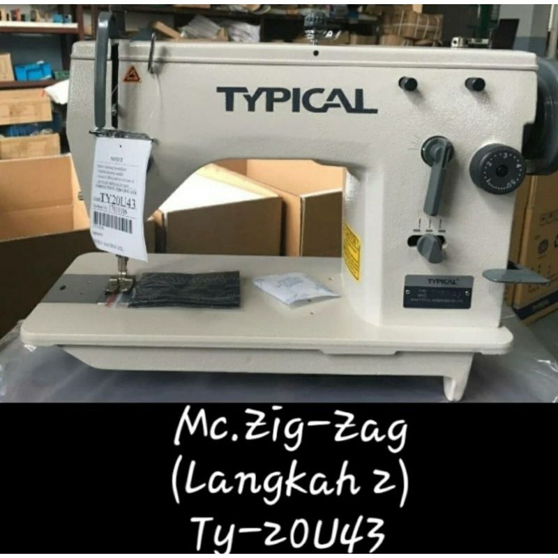 mesin jahit zig zag typical Ty -20u43 dinamo servo dgn meja import