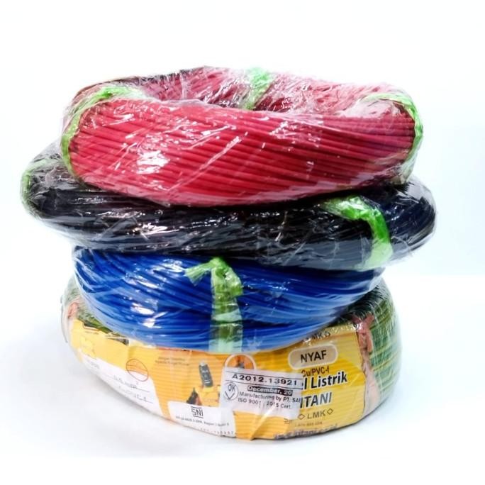 Kabel Listrik NYAF 0,5mm KITANI Rol 50m Tembaga SNI