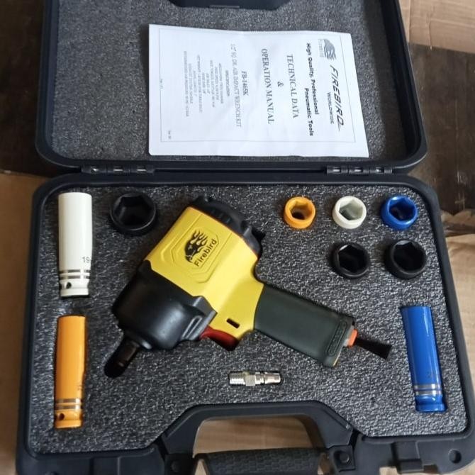 New Produk Alat Pembuka Baut Roda Firebird Fb-1461 Air Impact 1/2 Inch 949 Nm Kode 56059