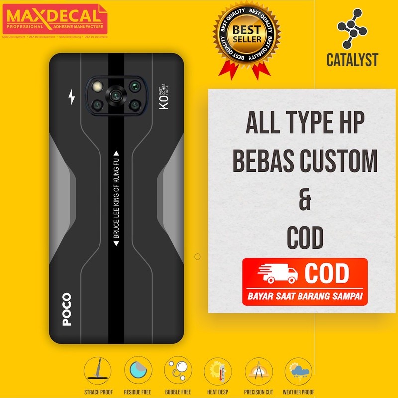 

*PromoTerjangkau* Poco X3 Pro Garskin Wrap Stiker Premium / X Casing Case COD