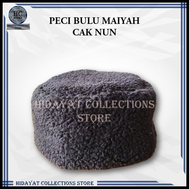 Terbaru|New|Terlaris Peci Bulu Rusia Peci Maiyah Peci Bulu Cak Nun Peci Bulu Habib Bahar Best Seller