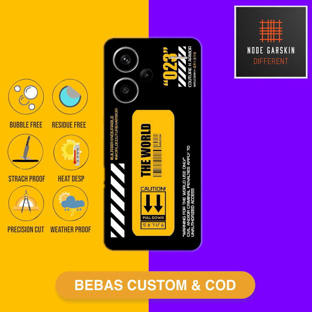 

*PromoTerjangkau* Redmi Note 13 Pro Garskin Wrap Stiker Premium / X Casing Case COD