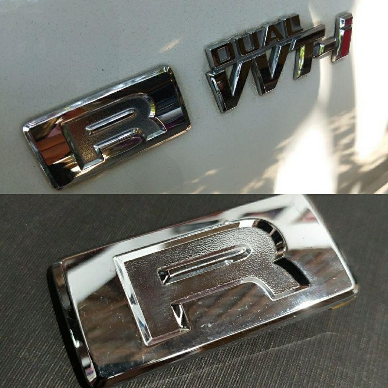 Emblem R Daihatsu Xenia Ayla Luxio Sigra Terios