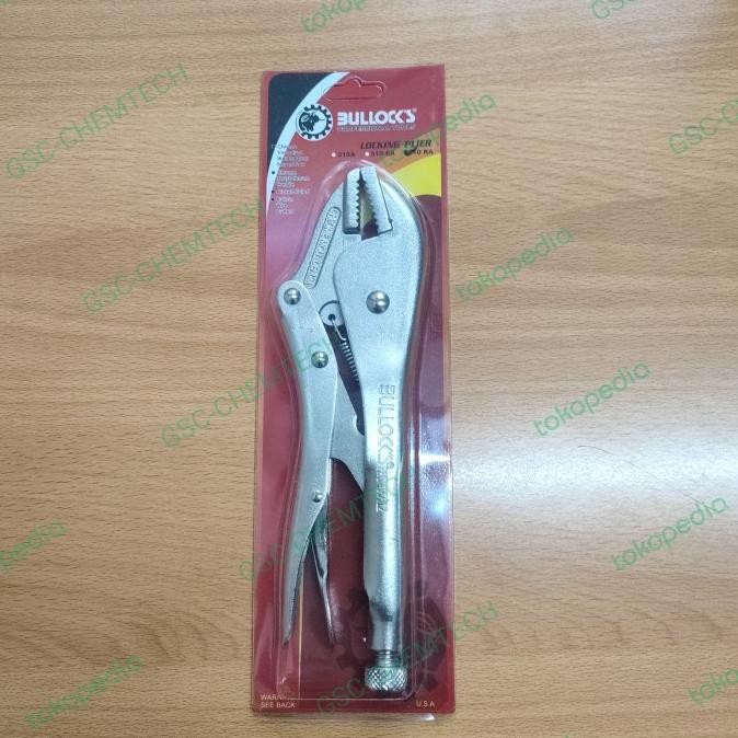 Murah Tang Buaya Bullocks 10" Gm-310 Ra/Bullock Locking Plier 10" Gm-310 Ra