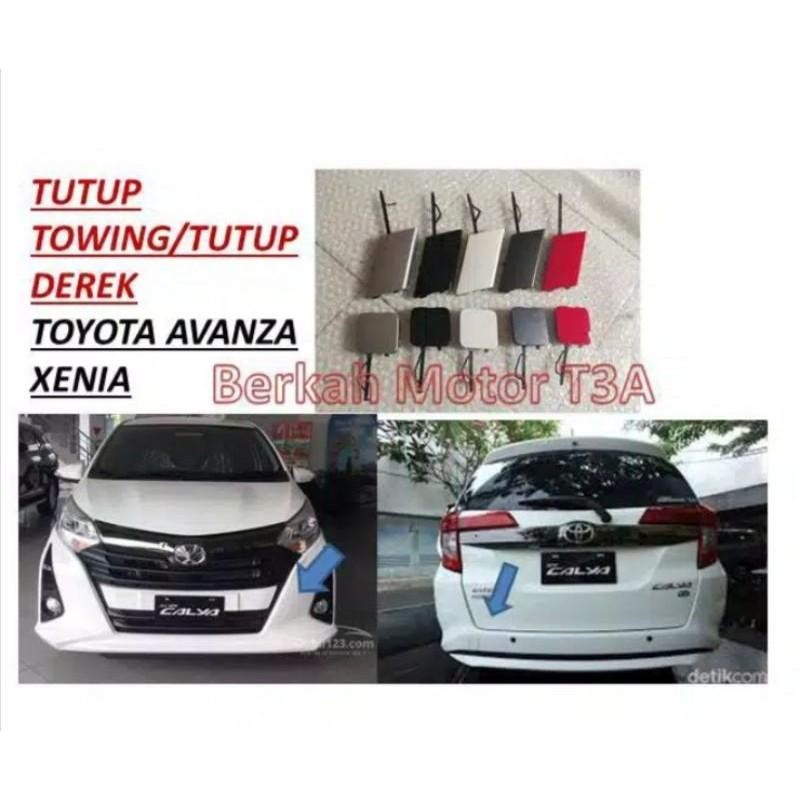Tutup Derek Tutup Towing Calya Sigra Depan Belakang Original