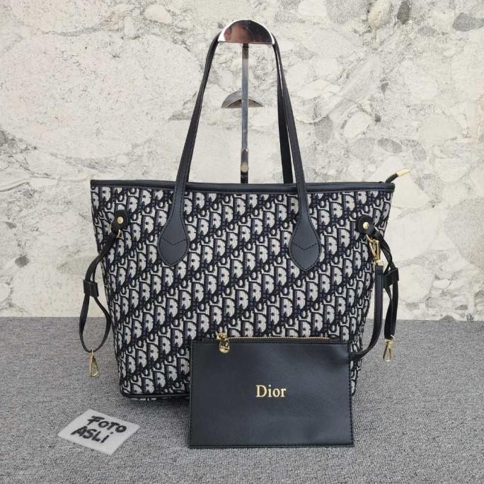 Promo Tas Tote Bag Wanita Branded Import Free Pouch 13827#