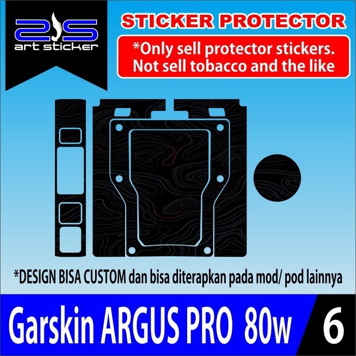 

*PromoTerjangkau* Argus Pro 80w Clown Garskin Wrap Stiker Premium / X Casing Case COD