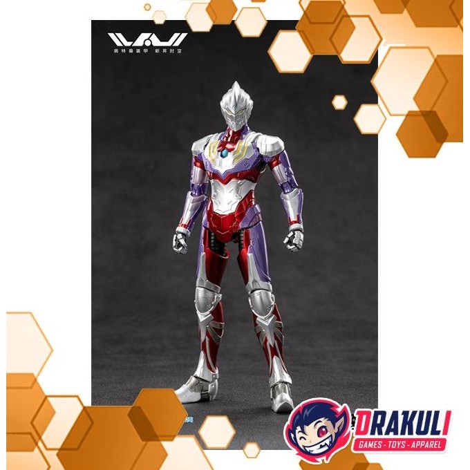 ZD TOYS ULTRAMAN LIGHT-UP SERIES - TIGA SUIT ULTRAMAN 2401T