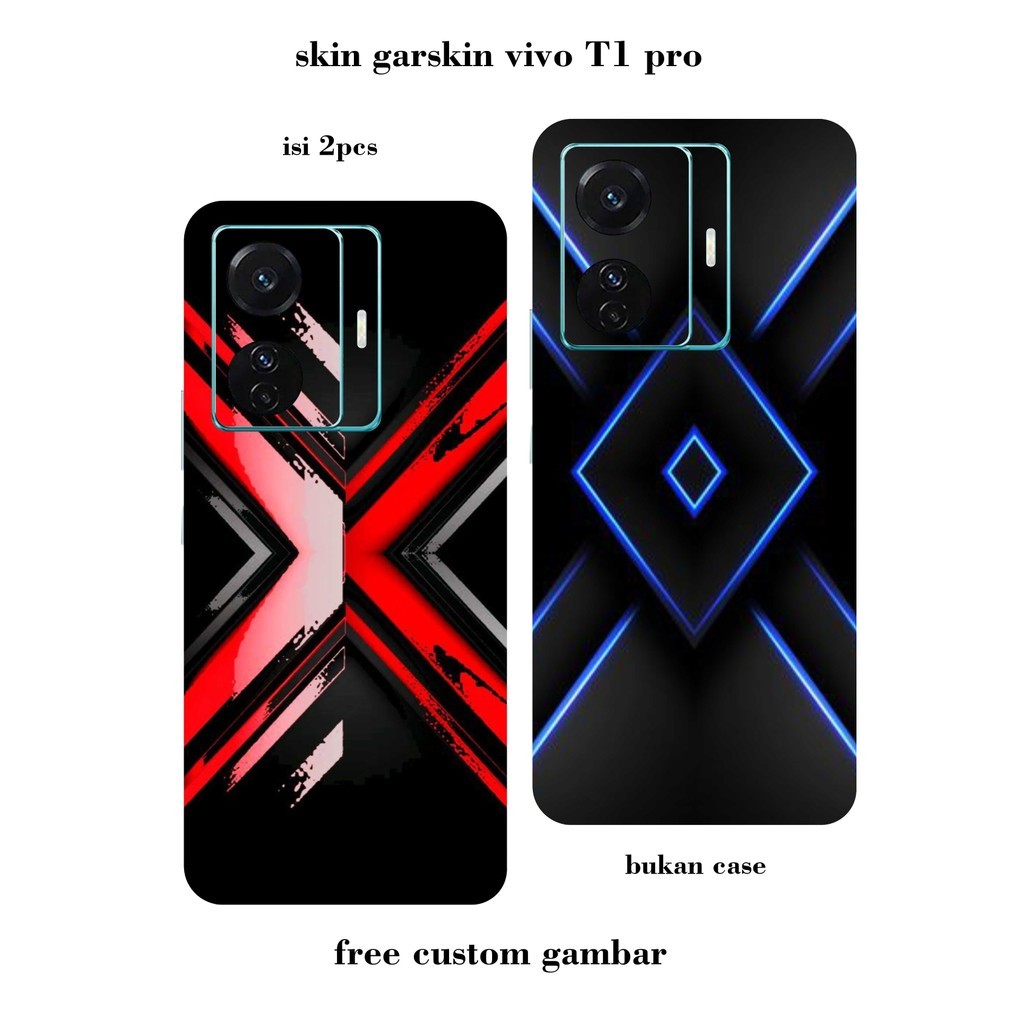 

*PromoTerjangkau* Vivo T1 Pro Garskin Wrap Stiker Premium / X Casing Case COD