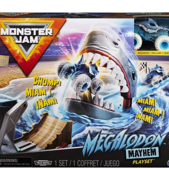 Monster Jam Megalodon Mayhem spin master trucks truck