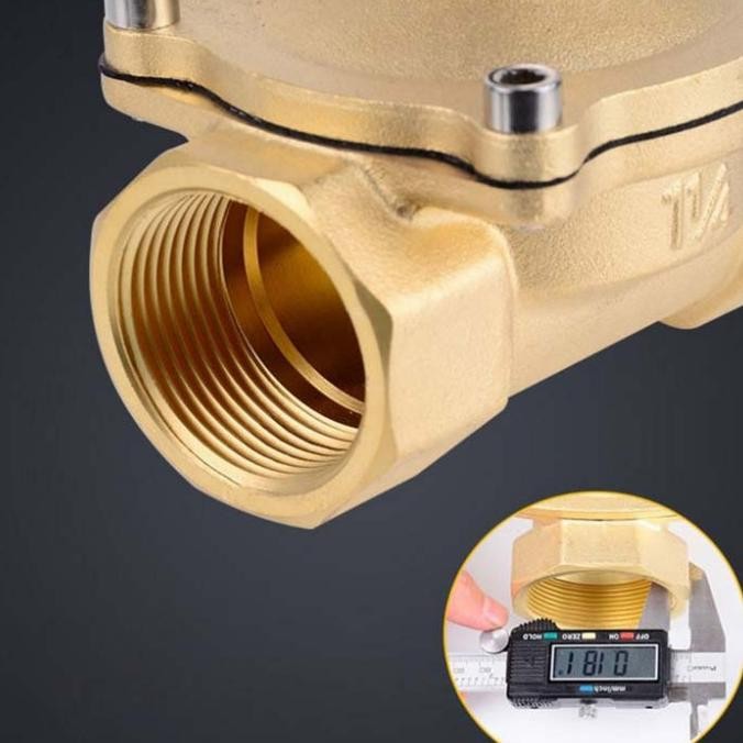 Electric Selenoid Water Valve 1Inch 220V Selenoid Kuningan