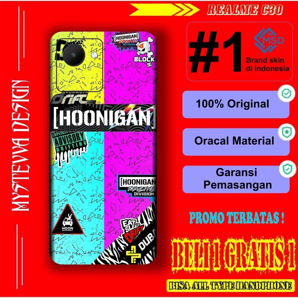 

*PromoTerjangkau* Realme C30 Garskin Wrap Stiker Premium / X Casing Case COD