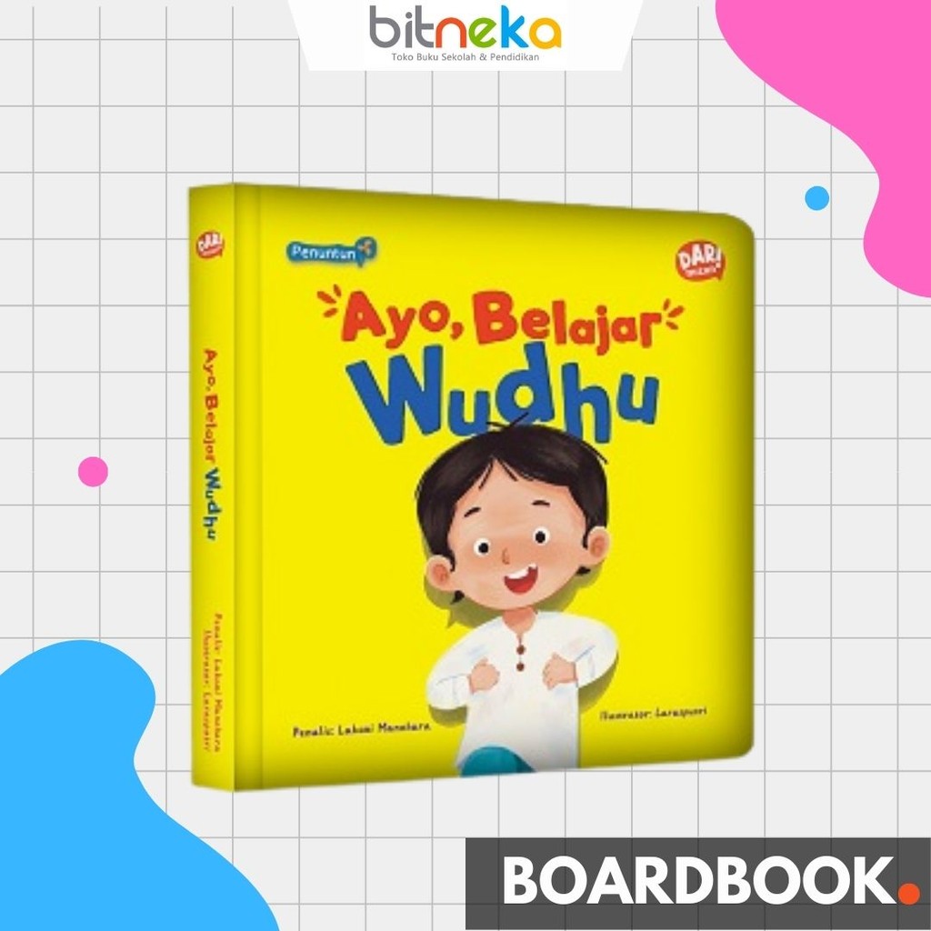 Buku Anak Ayo, Belajar Wudhu (Boardbook)