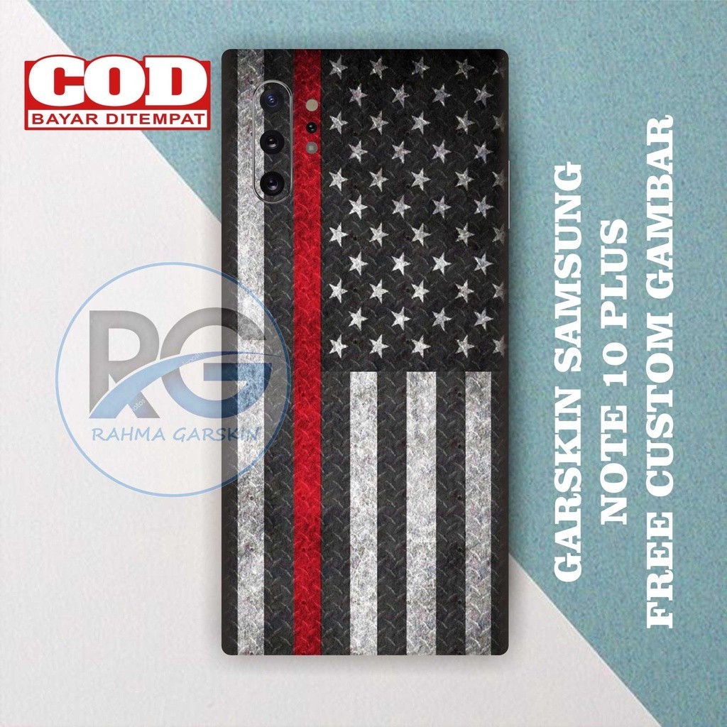 

*PromoTerjangkau* Samsung Note 10 Plus Army Ghost Garskin Wrap Stiker Premium / X Casing Case COD