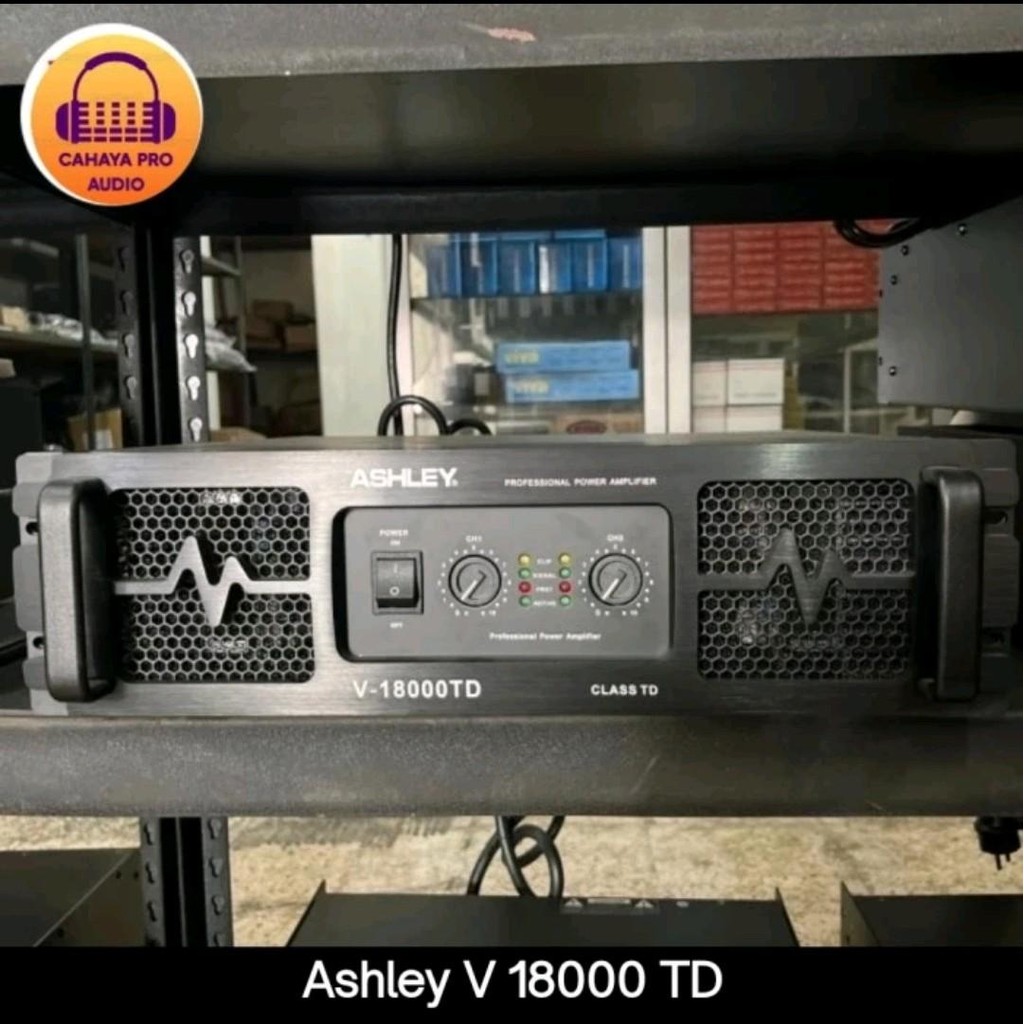 Power Amplifier Ashley V 18000 TD V18000TD V-18000TD