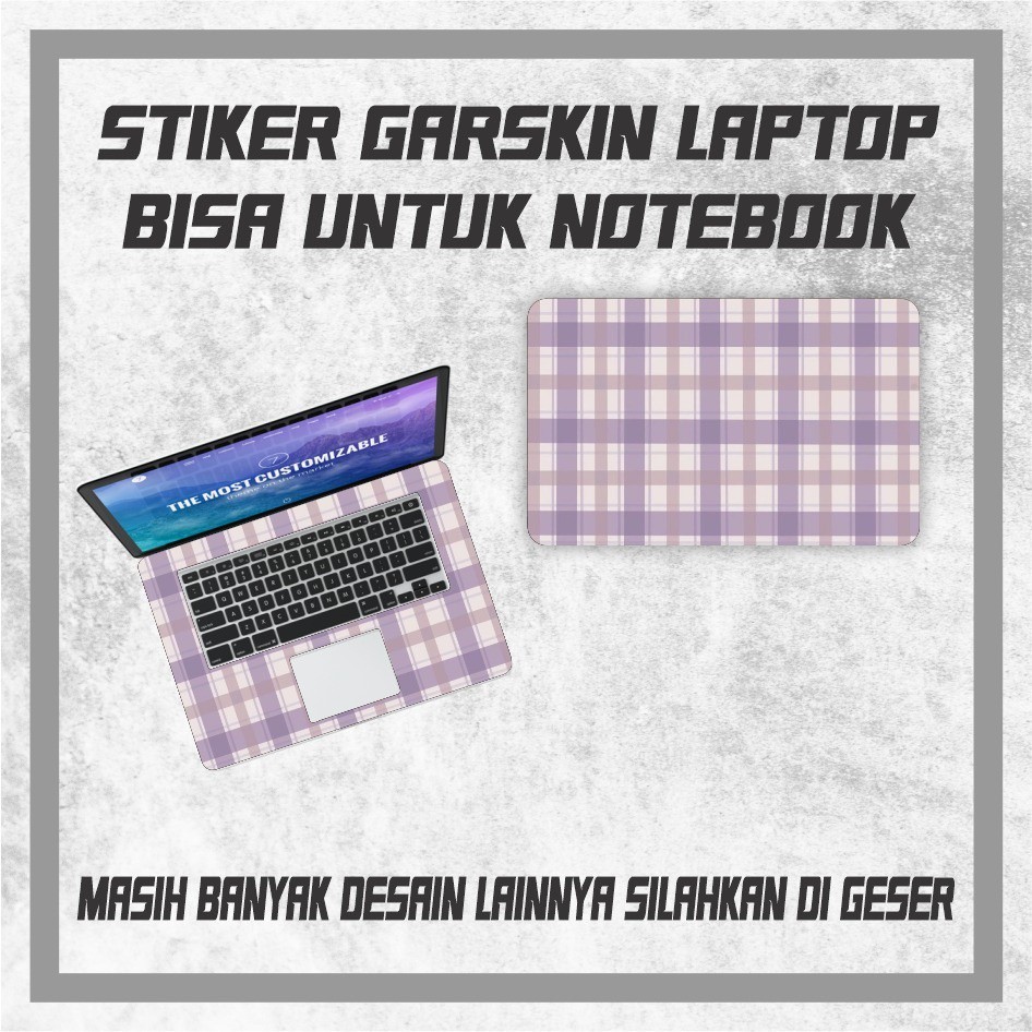 

*PromoTerjangkau* Stiker Terbaru Kotakkotak Lucu Berbagai Warna Multigrafika 36 Garskin Wrap Premium / X Casing Case COD