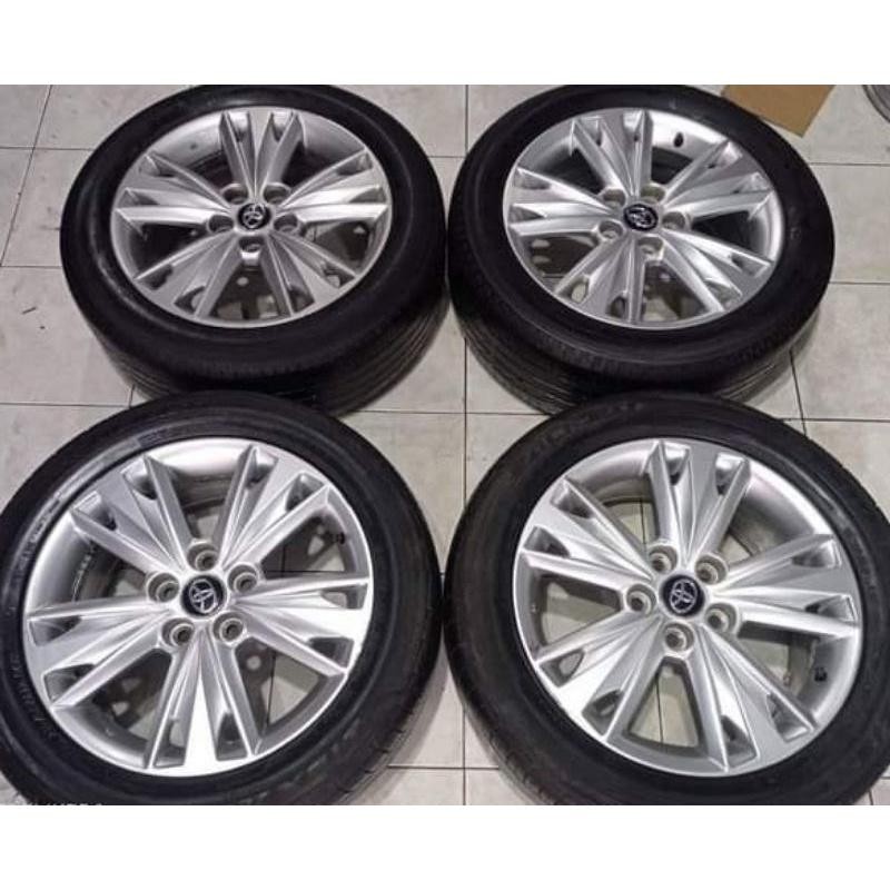 Velg Mobil Second Copotan Rep.Venturer Ring 17 Pcd 5X114 Siap Pakai Untuk Velg Mobil Inova , Xpander